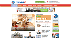 Desktop Screenshot of lotto-649.org